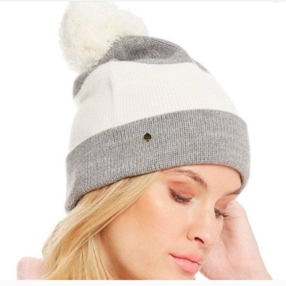 kate spade beanie heather grey NWT - Picture 1 of 3